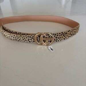 Cheeta Print Belt NWT
